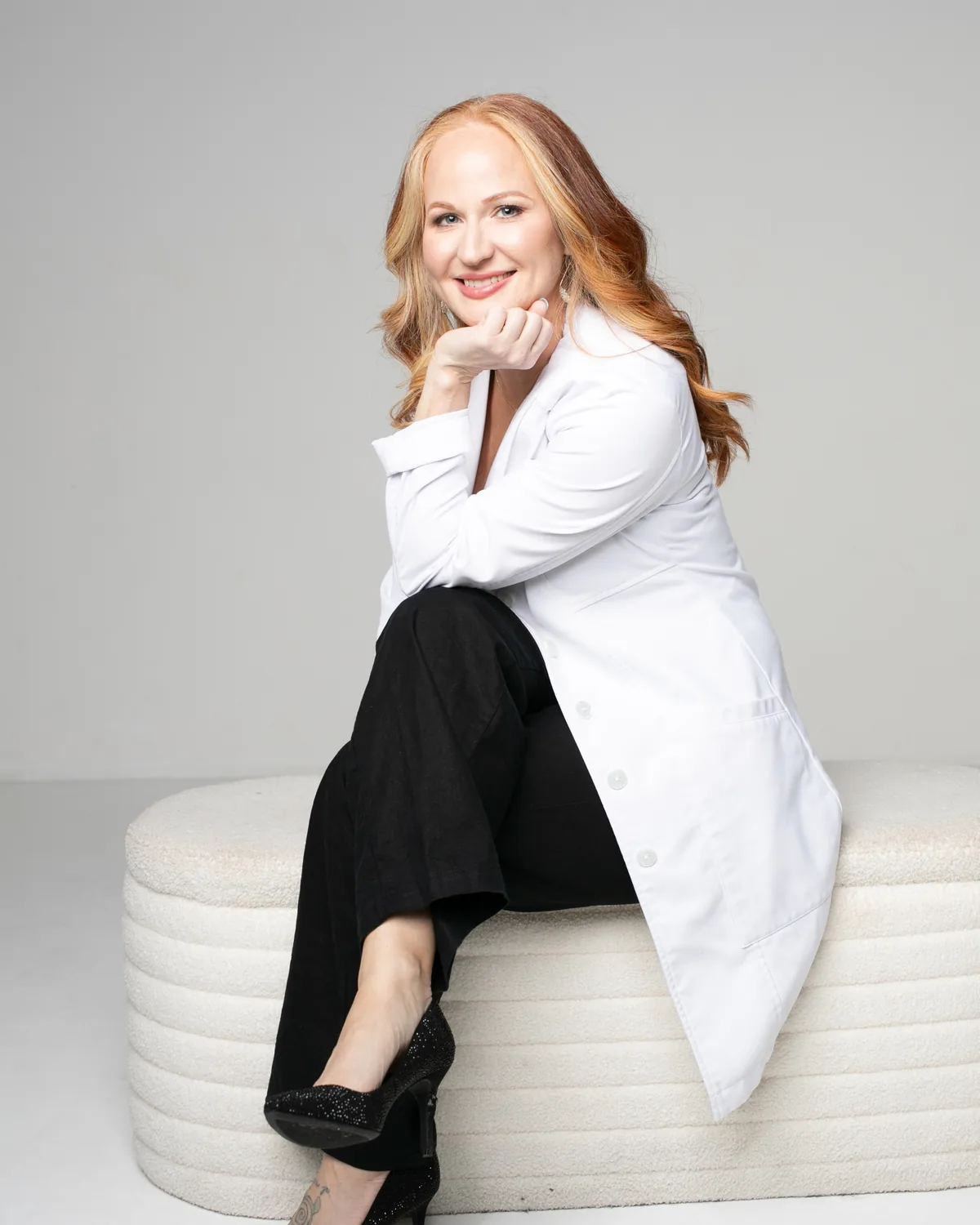 Jamie Lobacz, APRN, MSN, in her Boca Raton treatment room.